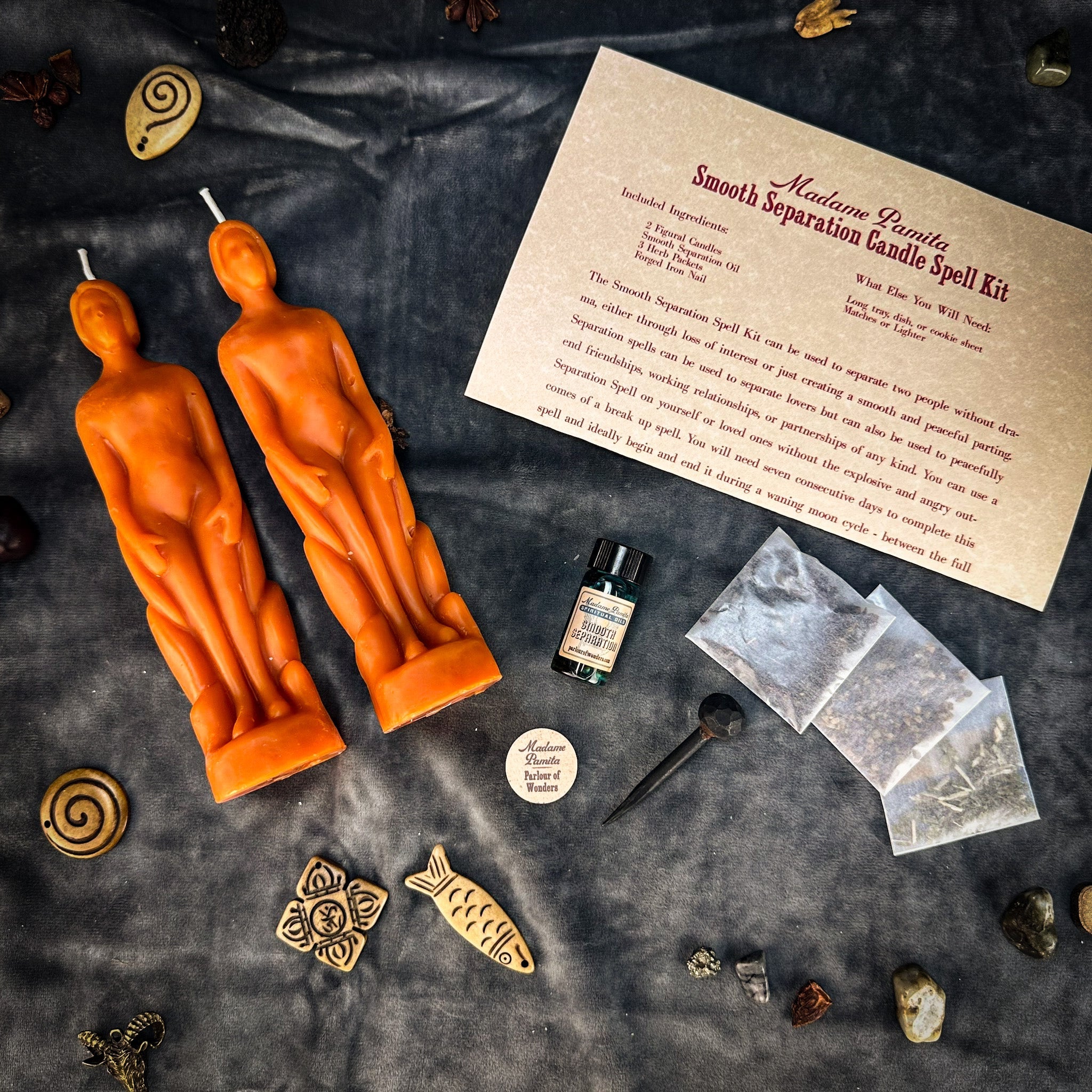 Smooth Separation Candle Spell Kit - Human/Human
