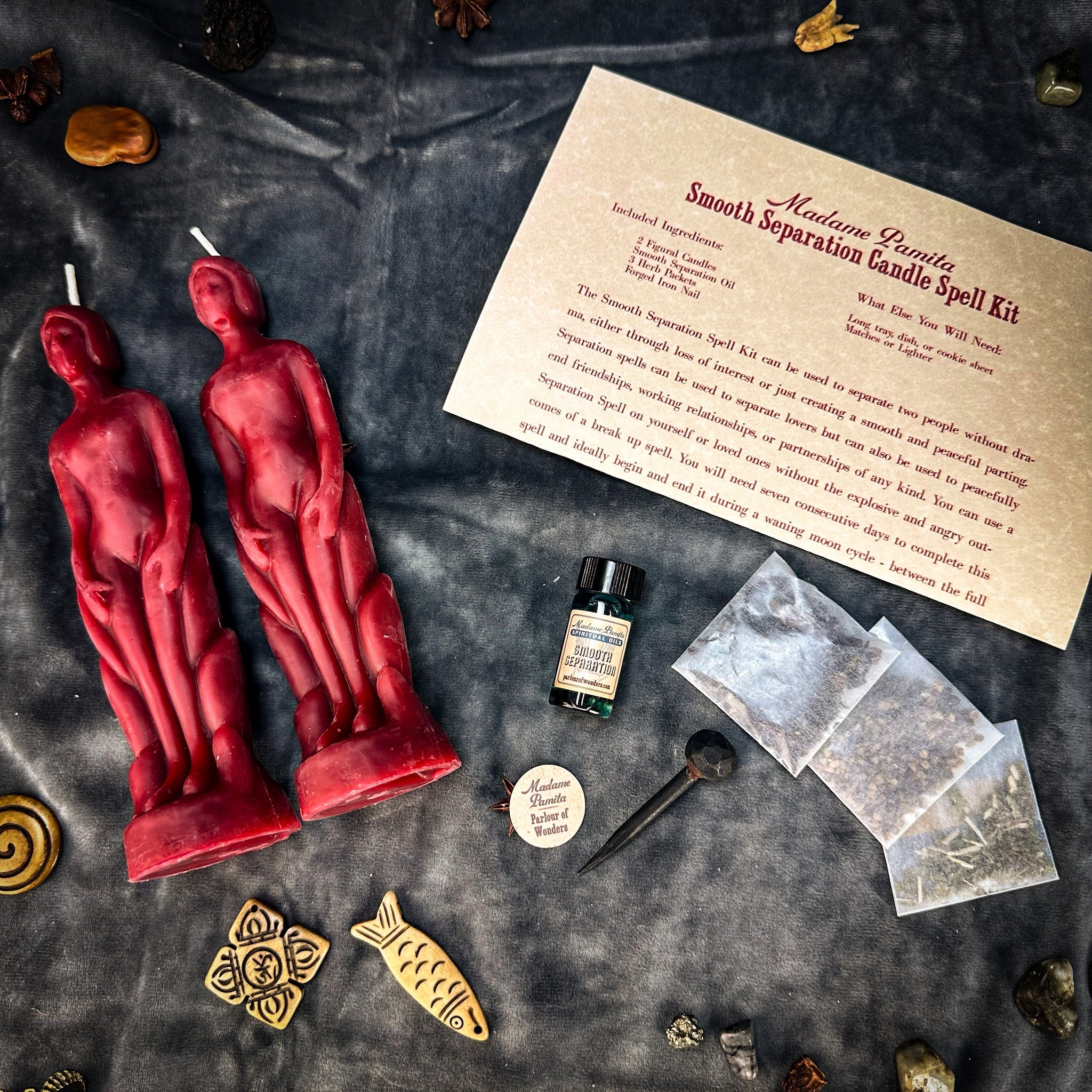 Smooth Separation Candle Spell Kit - Human/Human