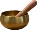 Tibetan Singing Bowl - 4" Hand Hammered Gold