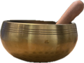 Tibetan Singing Bowl 5" Hand Hammered Gold