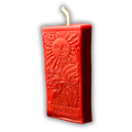 Beeswax The Sun Tarot Card Spell Candle