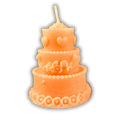 Beeswax Wedding Cake Spell Candle - Marriage, Commitment & Lasting Love