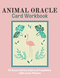 Animal Oracle Card Workbook: 22 Assorted Card Spread Templates with Lunar Phases - Paperback