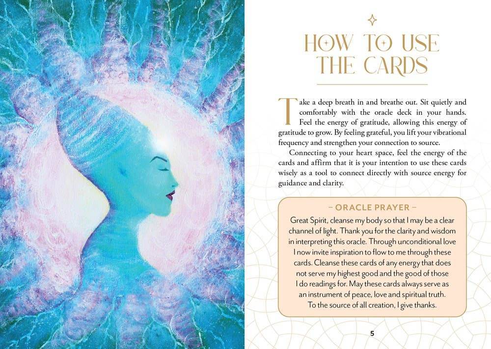 Ascension Oracle - 36 Lightworker & Spiritual Ascension Cards by Nari Anastarsia, Frequency Raising & Consciousness Expansion Deck