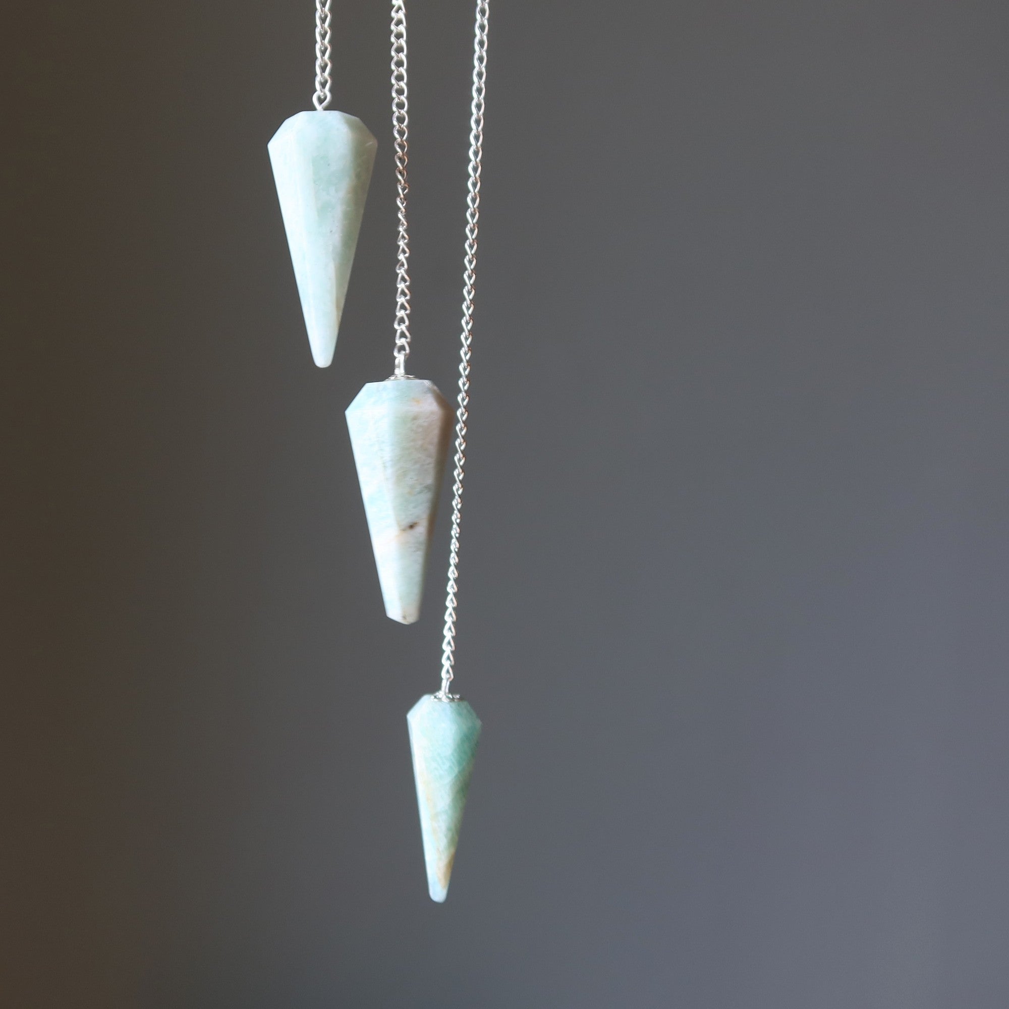 Amazonite Pendulum Calm Mind Crystal Stone