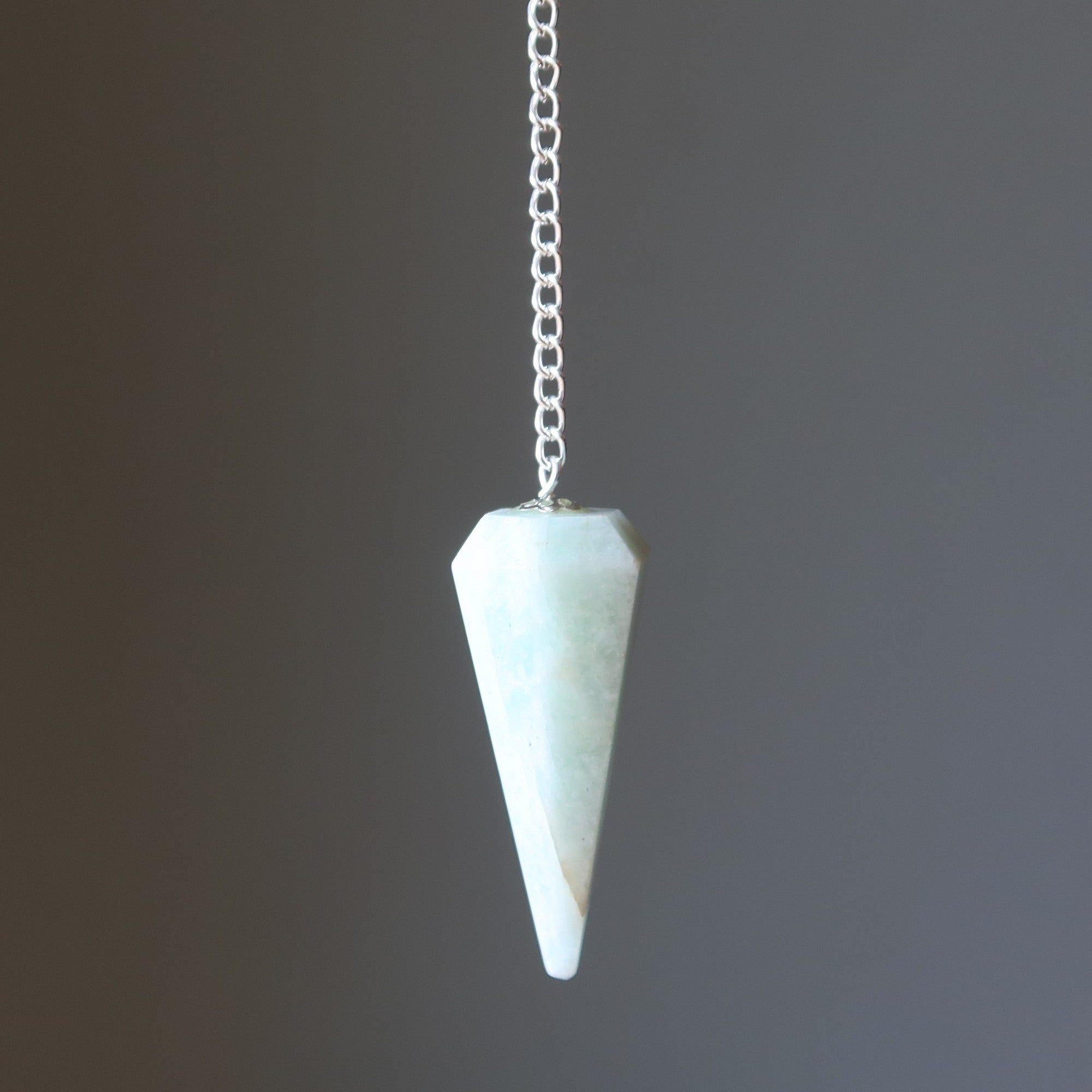 Amazonite Pendulum Calm Mind Crystal Stone