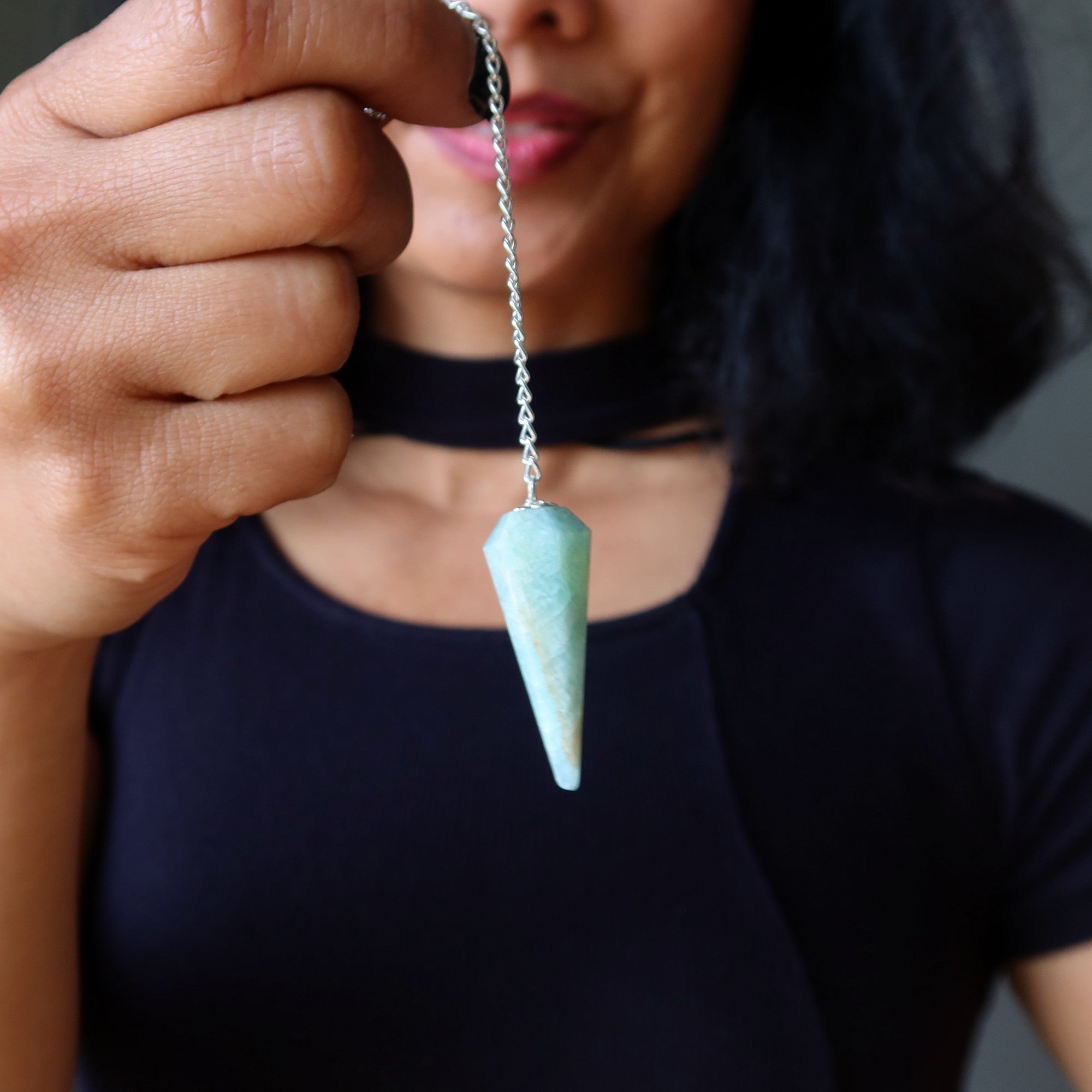 Amazonite Pendulum Calm Mind Crystal Stone