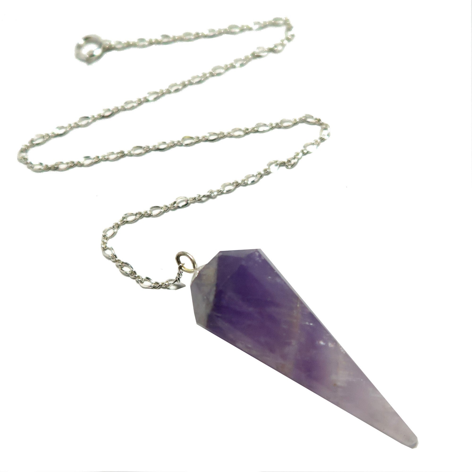 Amethyst Pendulum Answer Me Sterling Silver