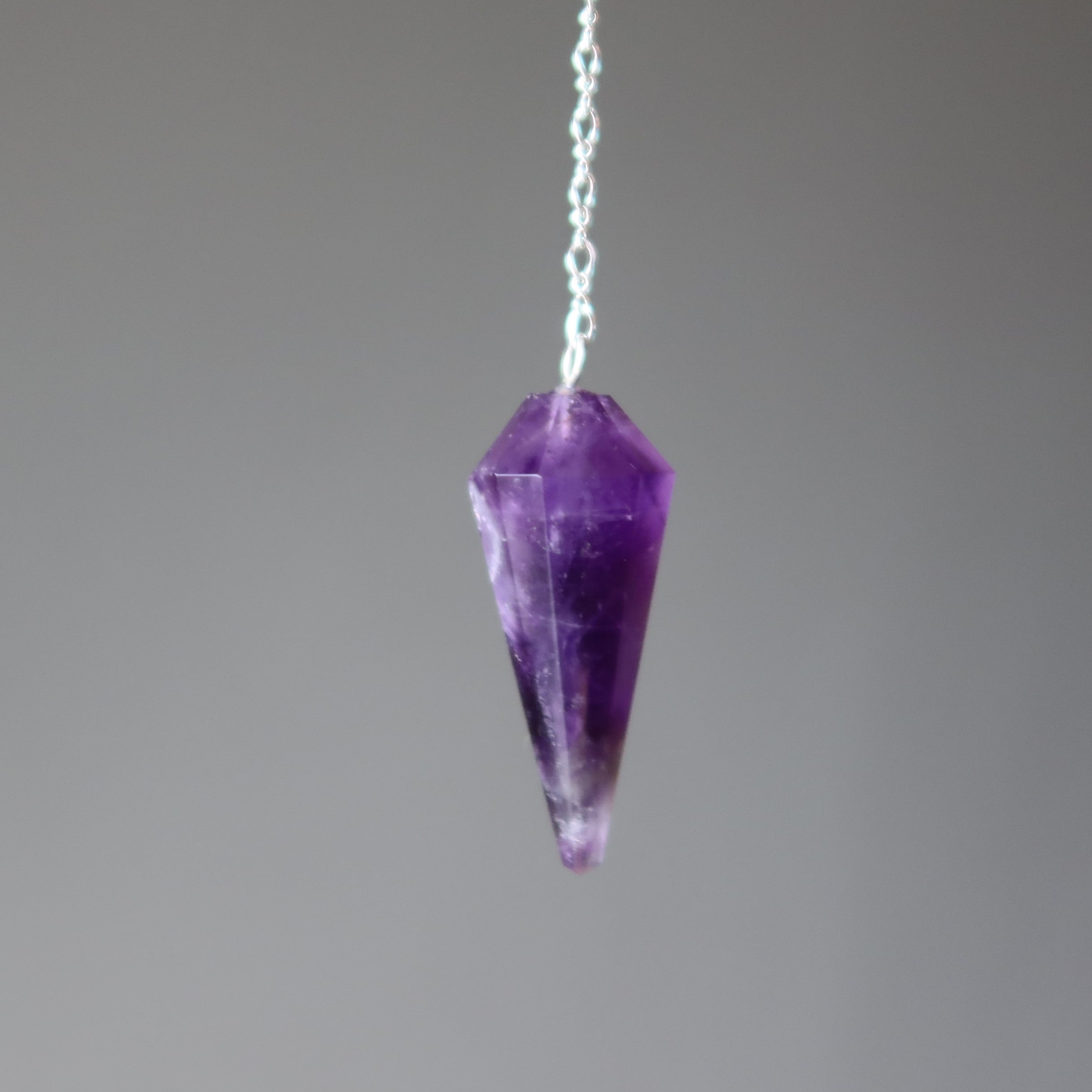 Amethyst Pendulum Answer Me Sterling Silver