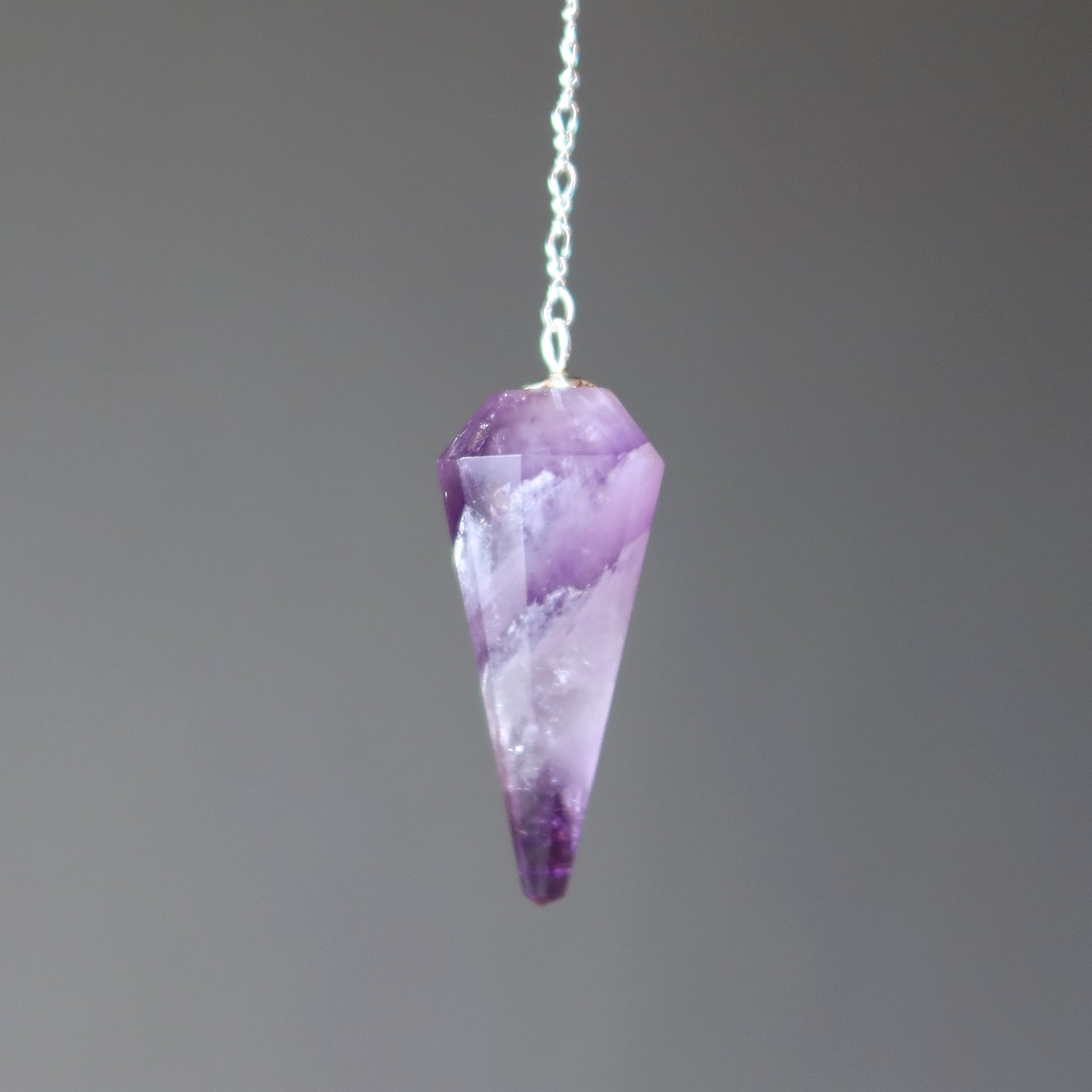 Amethyst Pendulum Answer Me Sterling Silver