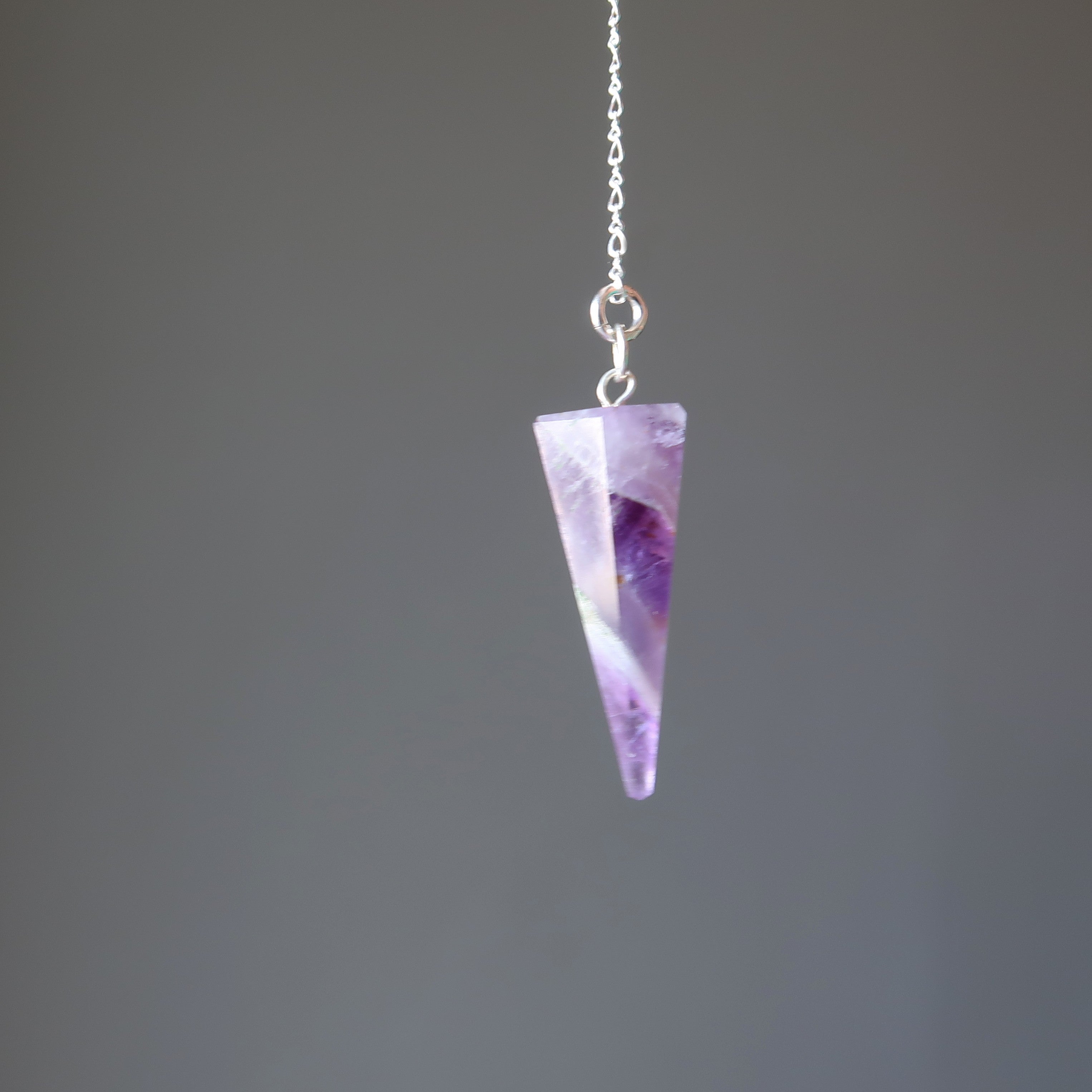 Amethyst Pendulum Violet Vision Sterling Silver