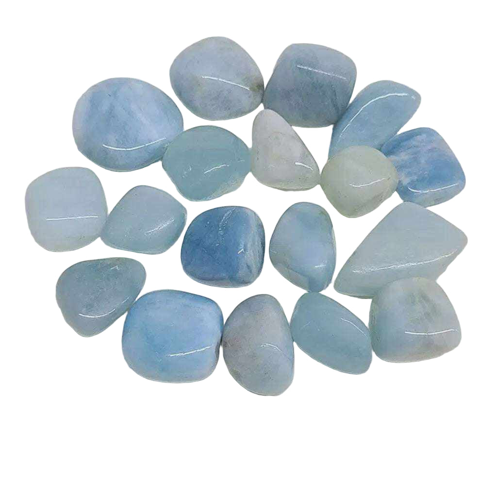 Aquamarine Tumbled Pocket Stone