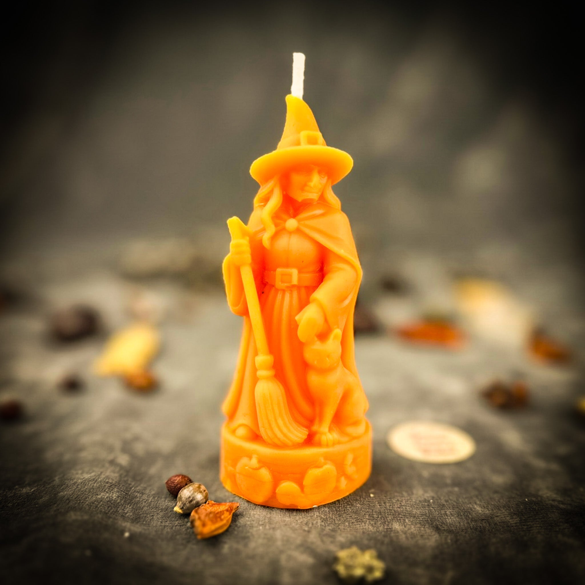 Beeswax Crone Witch Candle Spell Kit - Elder Wisdom & Empowerment Magic