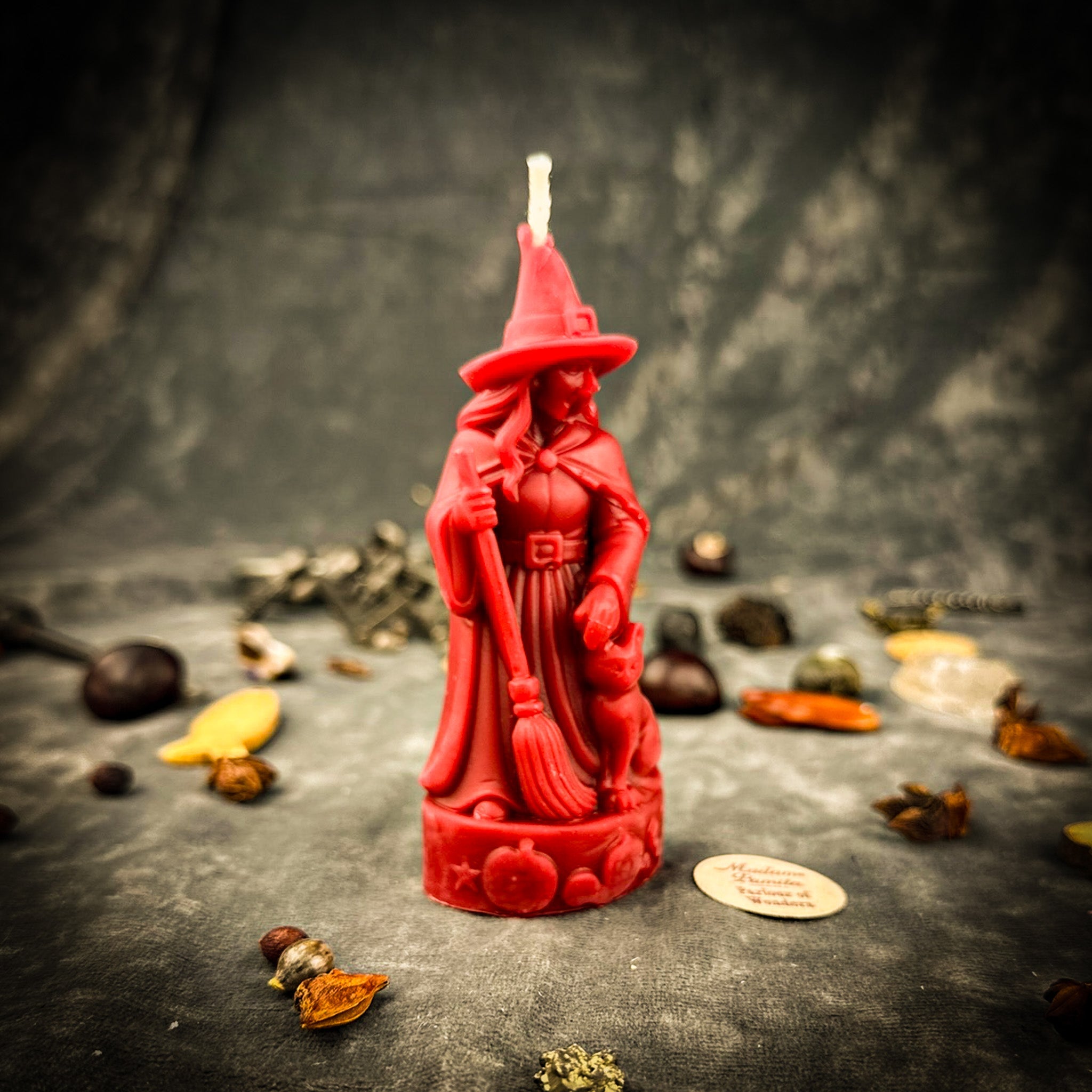 Beeswax Crone Witch Candle Spell Kit - Elder Wisdom & Empowerment Magic