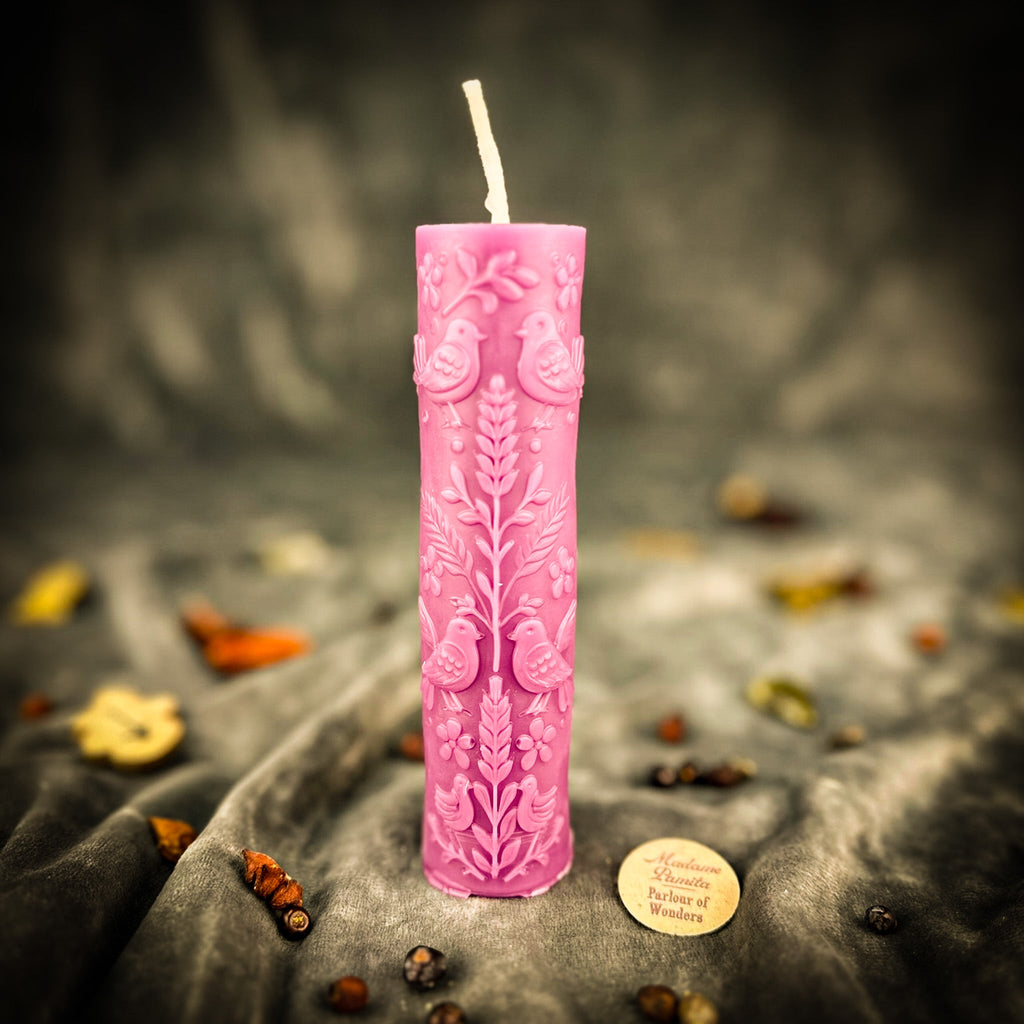 Derevo Zhyttya Tree of Life Candle - Ukrainian Growth & Ancestral Connection