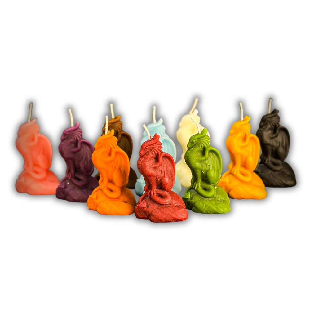 Beeswax Dragon of Protection Spell Candle