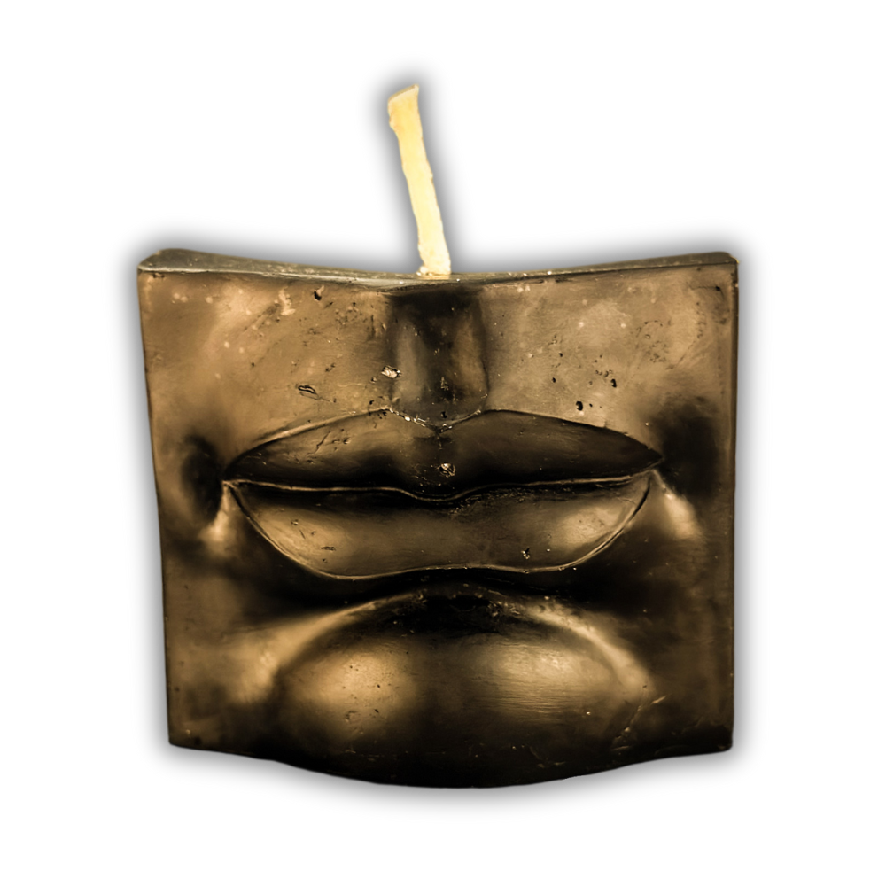 Beeswax Ex-Voto Mouth Spell Candle