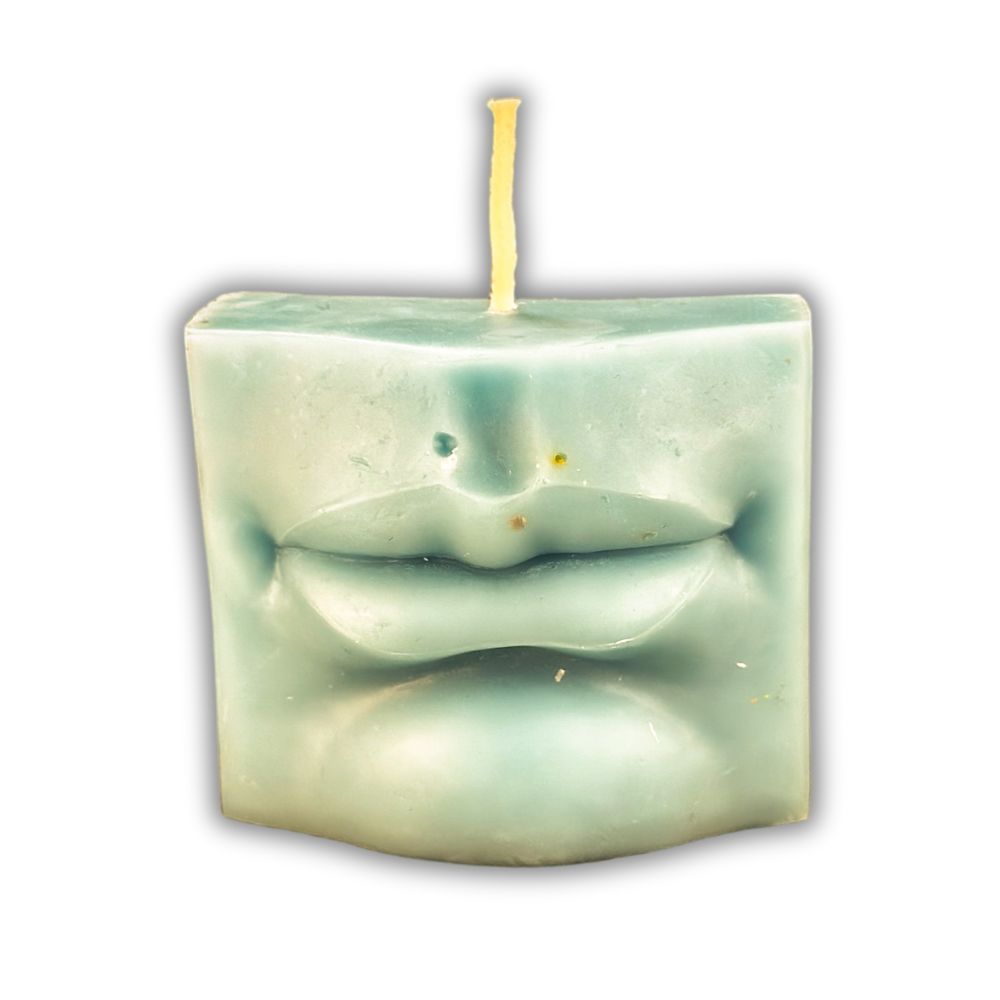 Beeswax Ex-Voto Mouth Spell Candle
