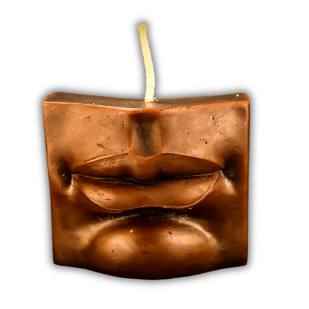 Beeswax Ex-Voto Mouth Spell Candle