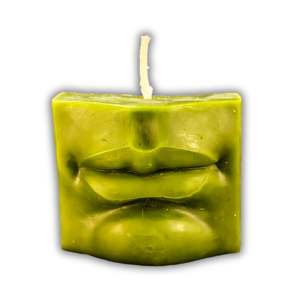 Beeswax Ex-Voto Mouth Spell Candle