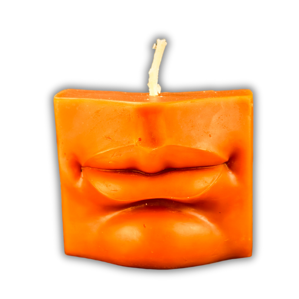 Beeswax Ex-Voto Mouth Spell Candle