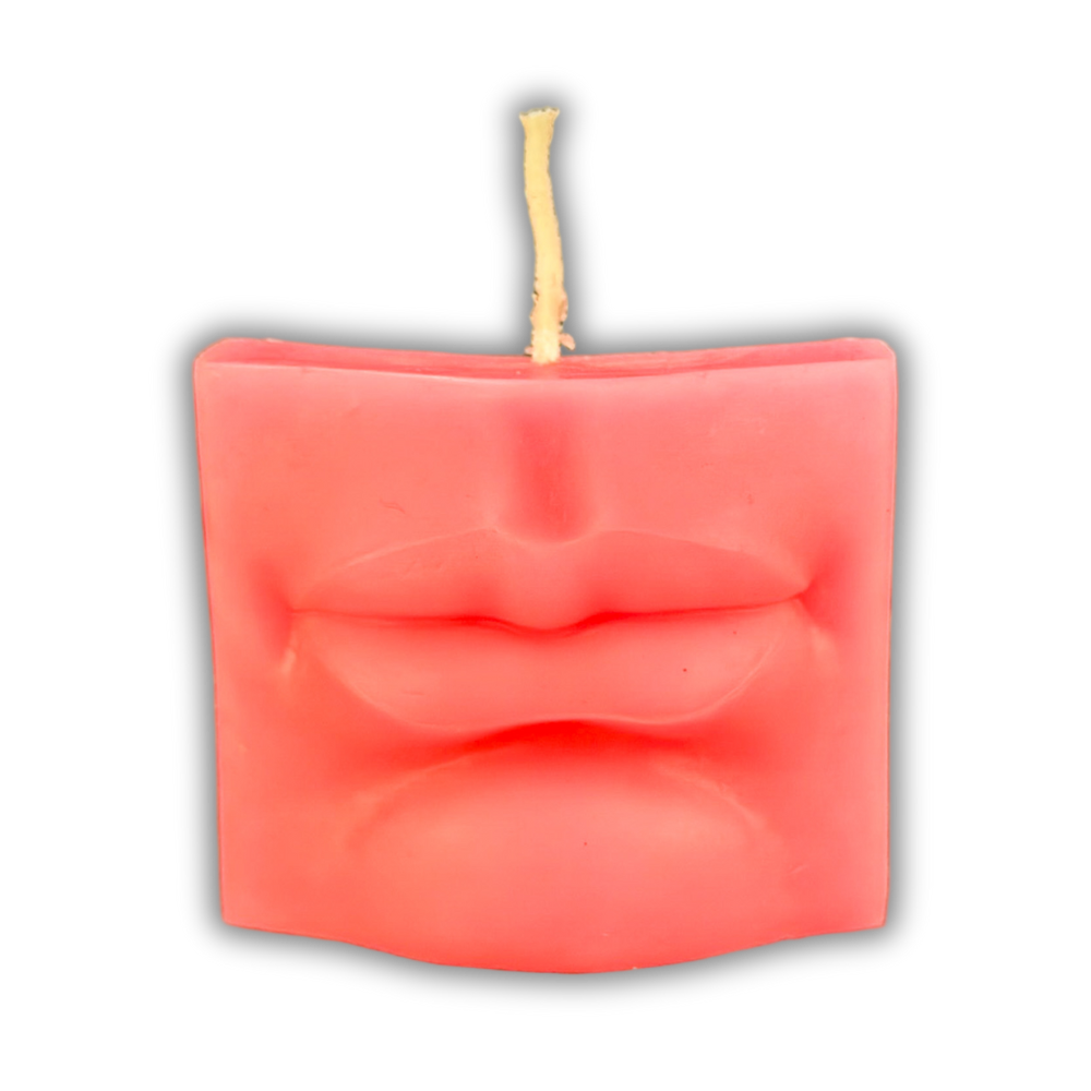 Beeswax Ex-Voto Mouth Spell Candle