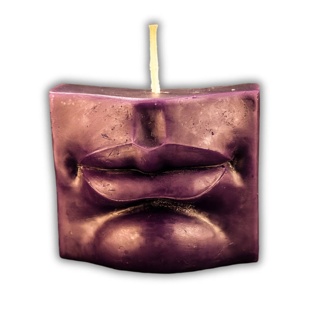 Beeswax Ex-Voto Mouth Spell Candle