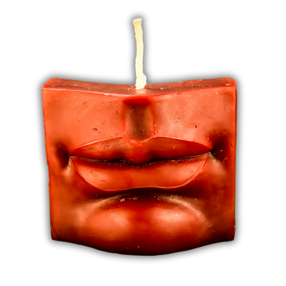 Beeswax Ex-Voto Mouth Spell Candle