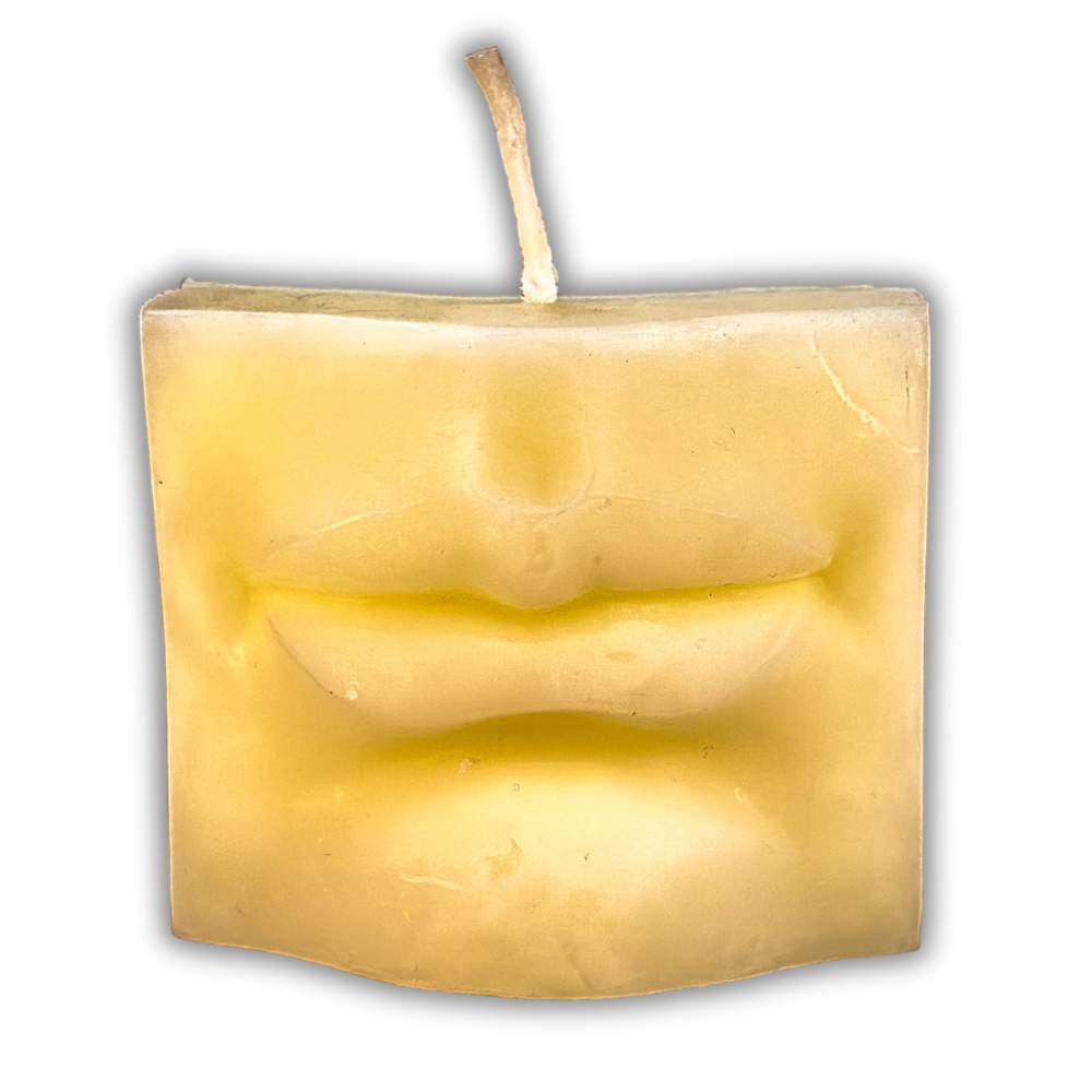 Beeswax Ex-Voto Mouth Spell Candle