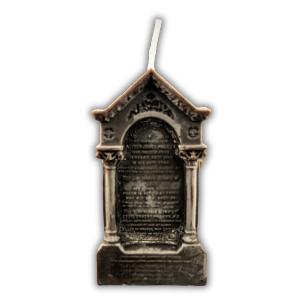 Beeswax Graveyard Spell Candle - Ending and Stillness Magic
