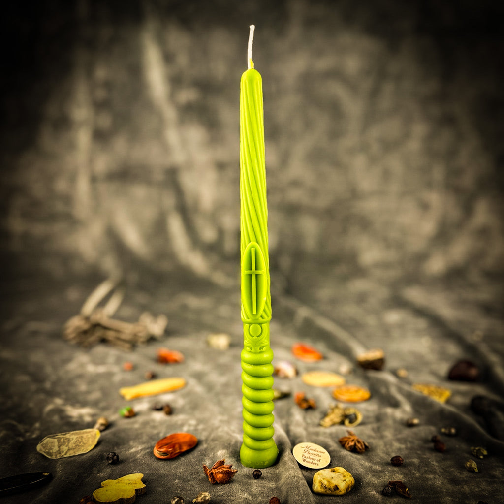 Beeswax Gromnica Candlemas Protection Taper Candle