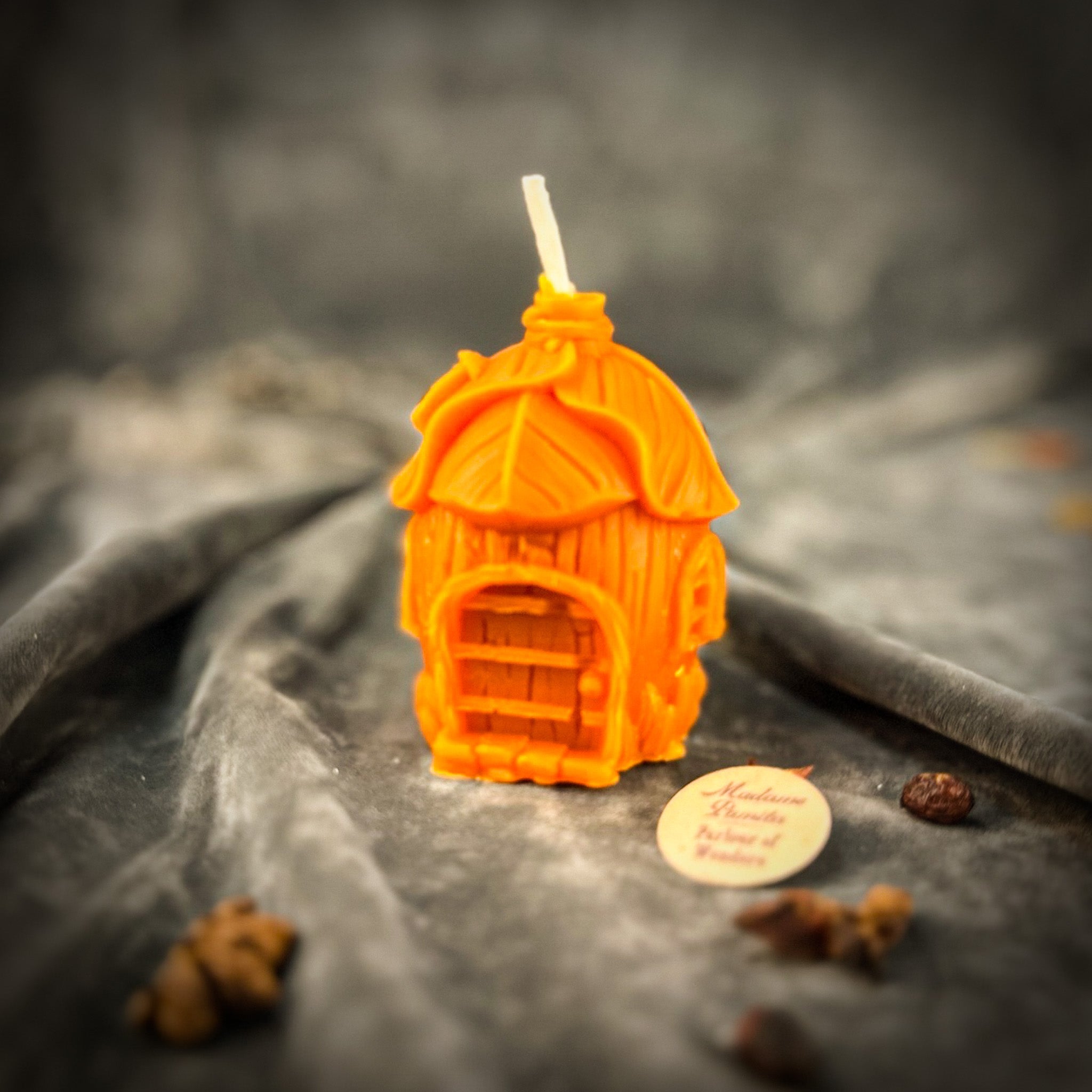 Beeswax Growing Abundance Fairy Hut Candle