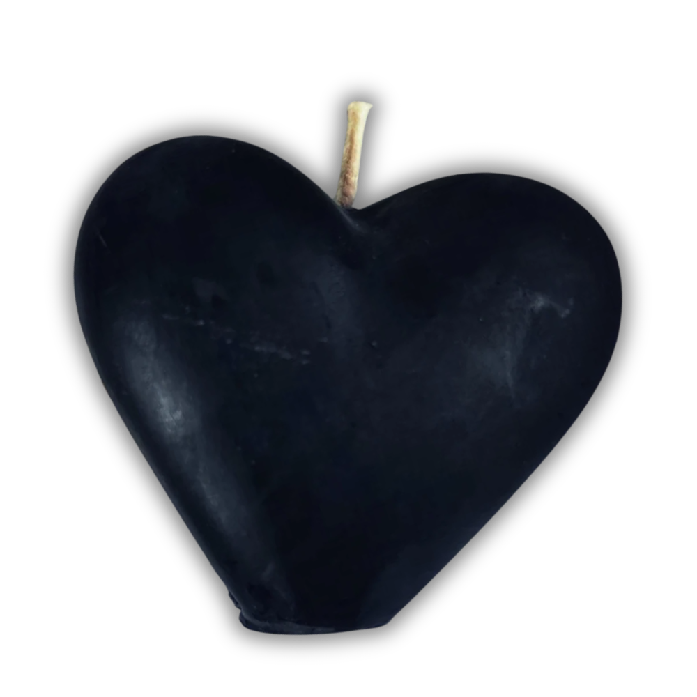 Beeswax Heart Spell Candle
