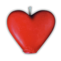 Beeswax Heart Spell Candle