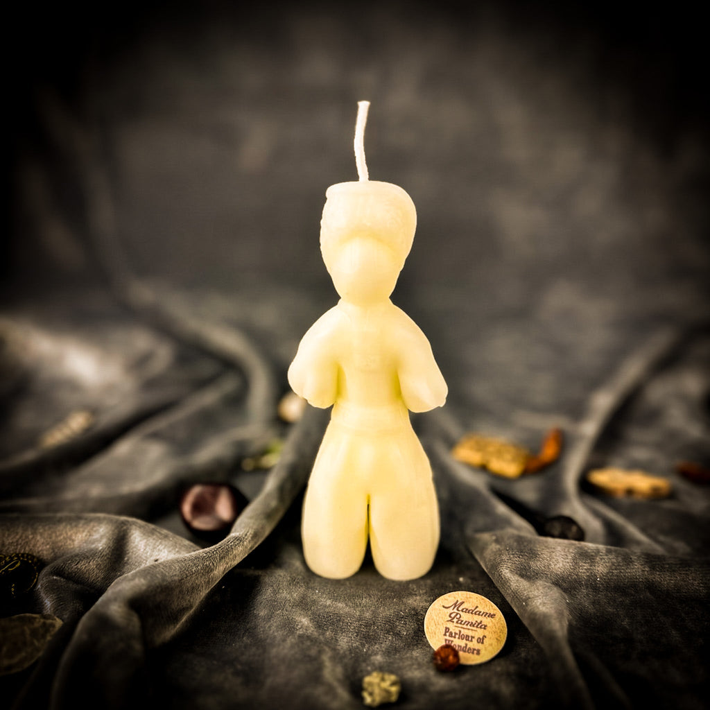 Beeswax Kozak of Courage Spell Candle