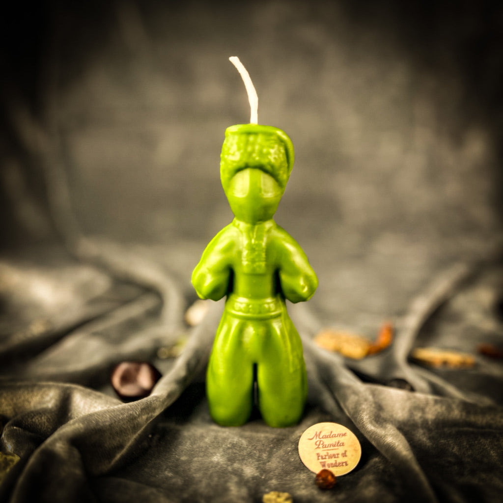 Beeswax Kozak of Courage Spell Candle