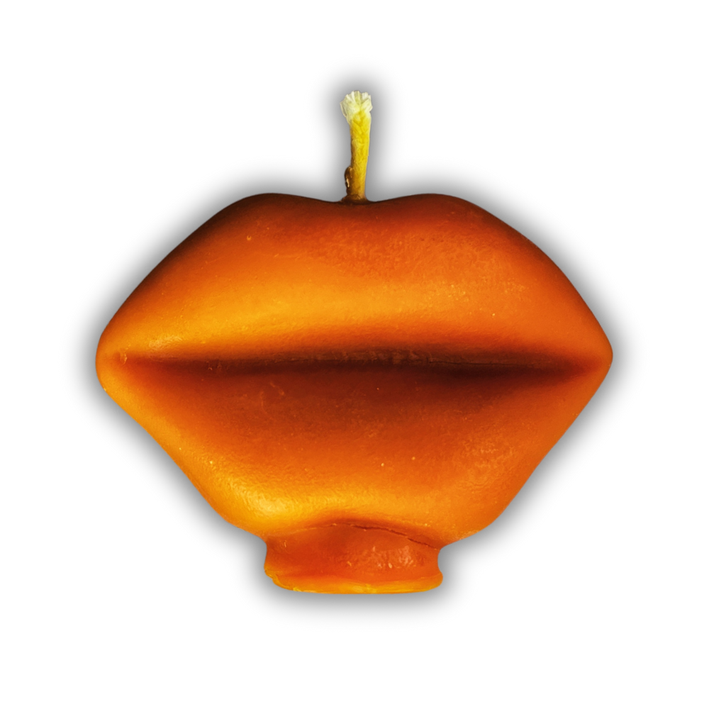 Beeswax Talk to Me Lips Spell Candle