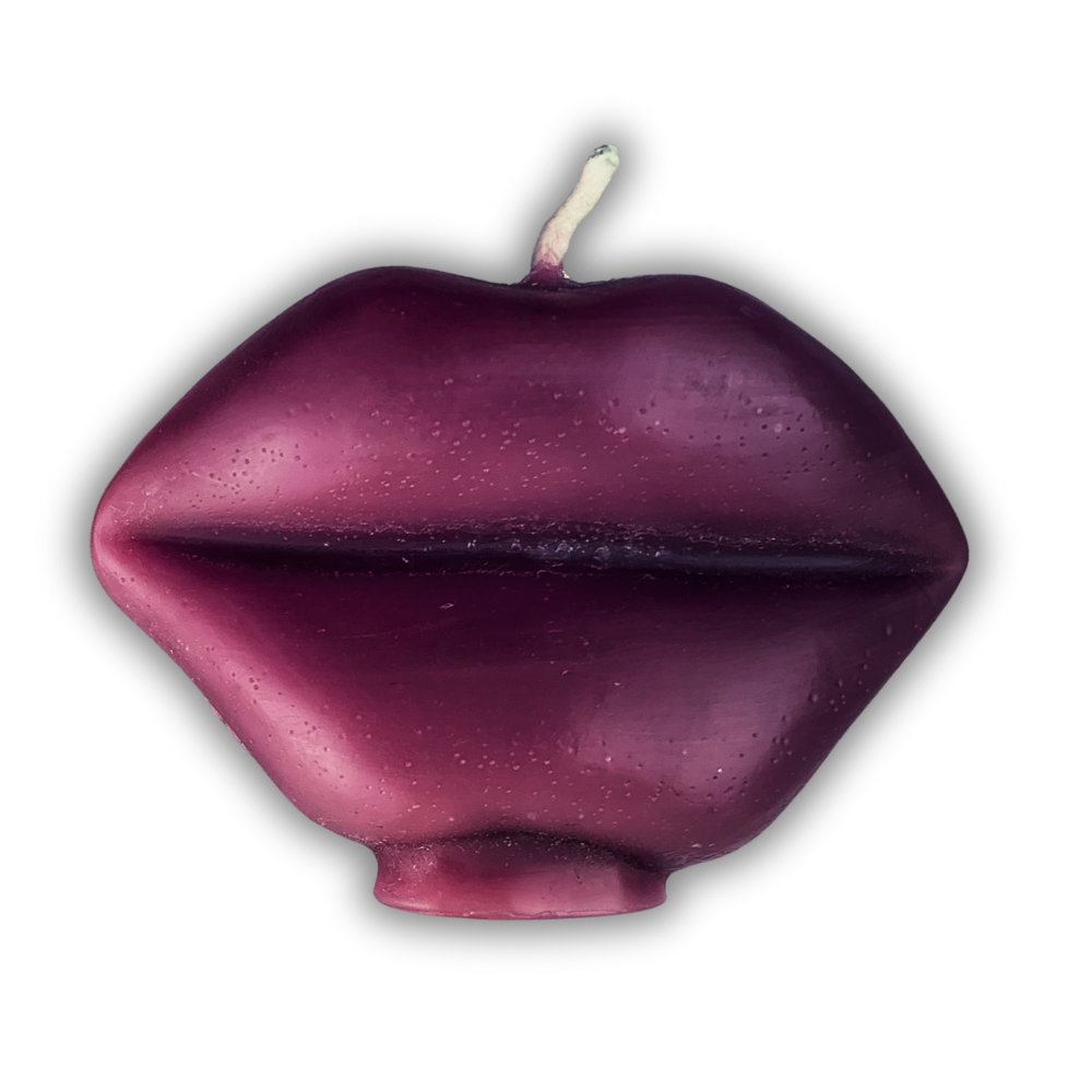 Beeswax Talk to Me Lips Spell Candle