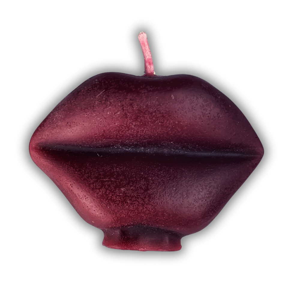 Beeswax Talk to Me Lips Spell Candle
