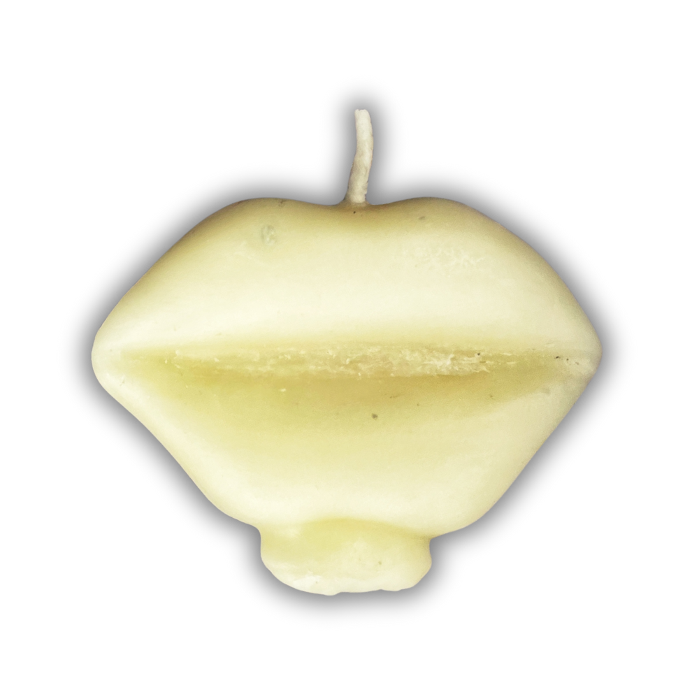 Beeswax Talk to Me Lips Spell Candle
