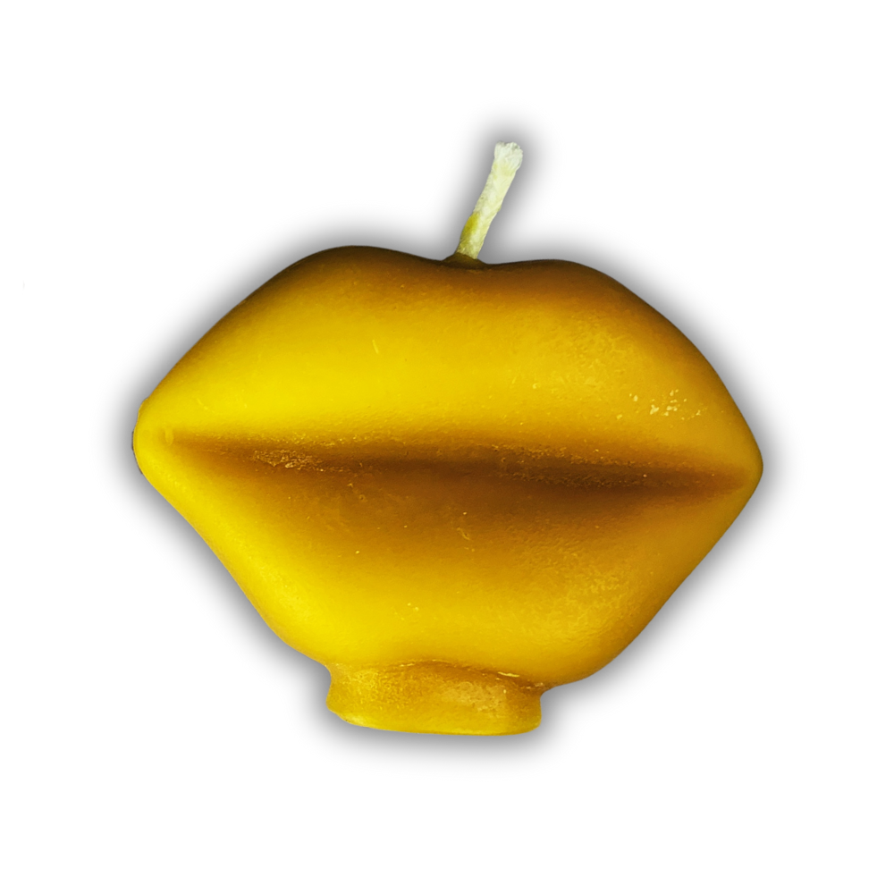 Beeswax Talk to Me Lips Spell Candle
