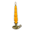 Beeswax Love Spell Heart Taper Candle
