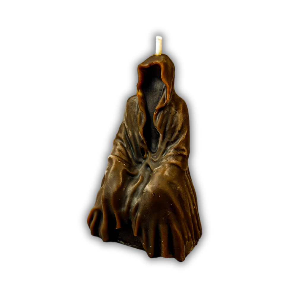 Beeswax Cloaked Spirit Spell Candle