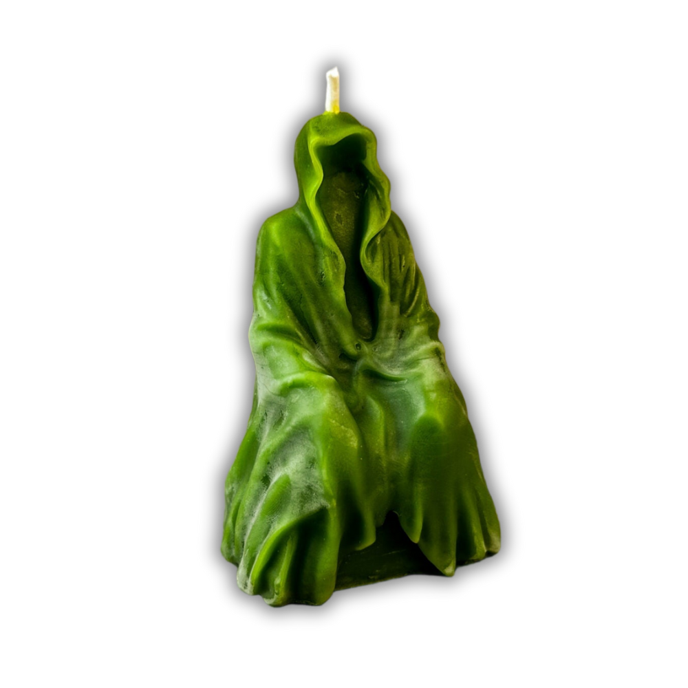 Beeswax Cloaked Spirit Spell Candle
