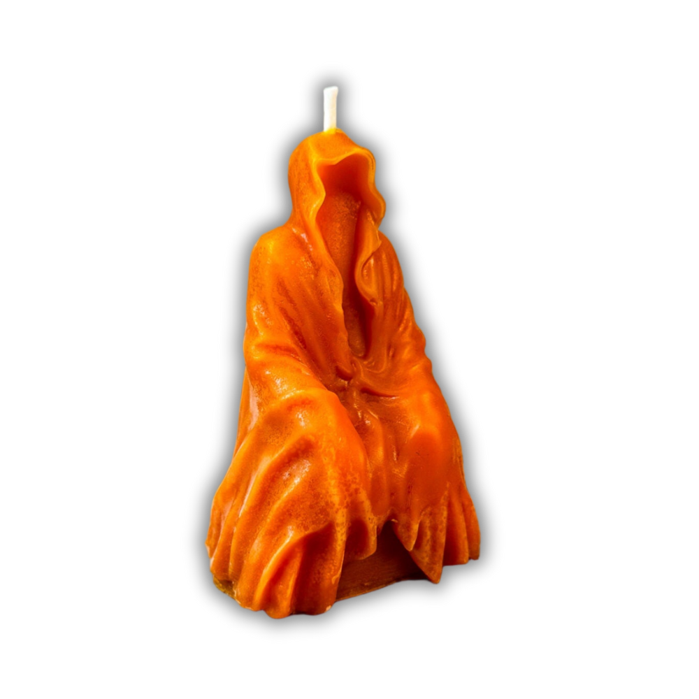 Beeswax Cloaked Spirit Spell Candle