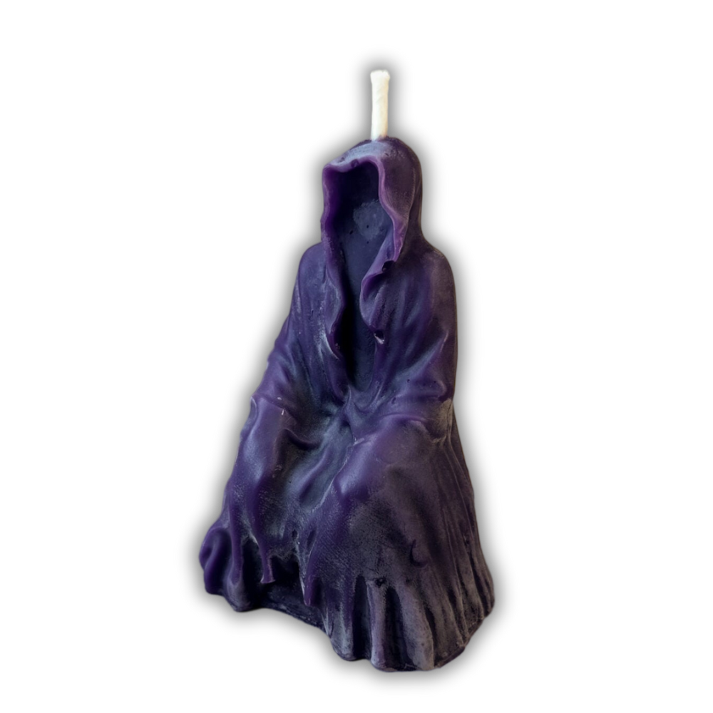 Beeswax Cloaked Spirit Spell Candle