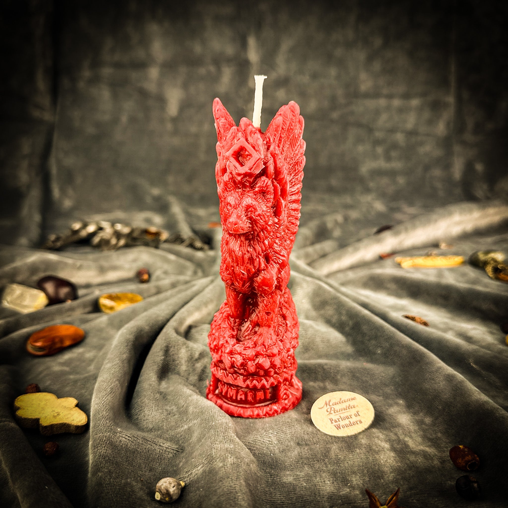 Simargl Slavic Winged Dog Guardian Candle Spell Kit - Protection & Loyalty Magic