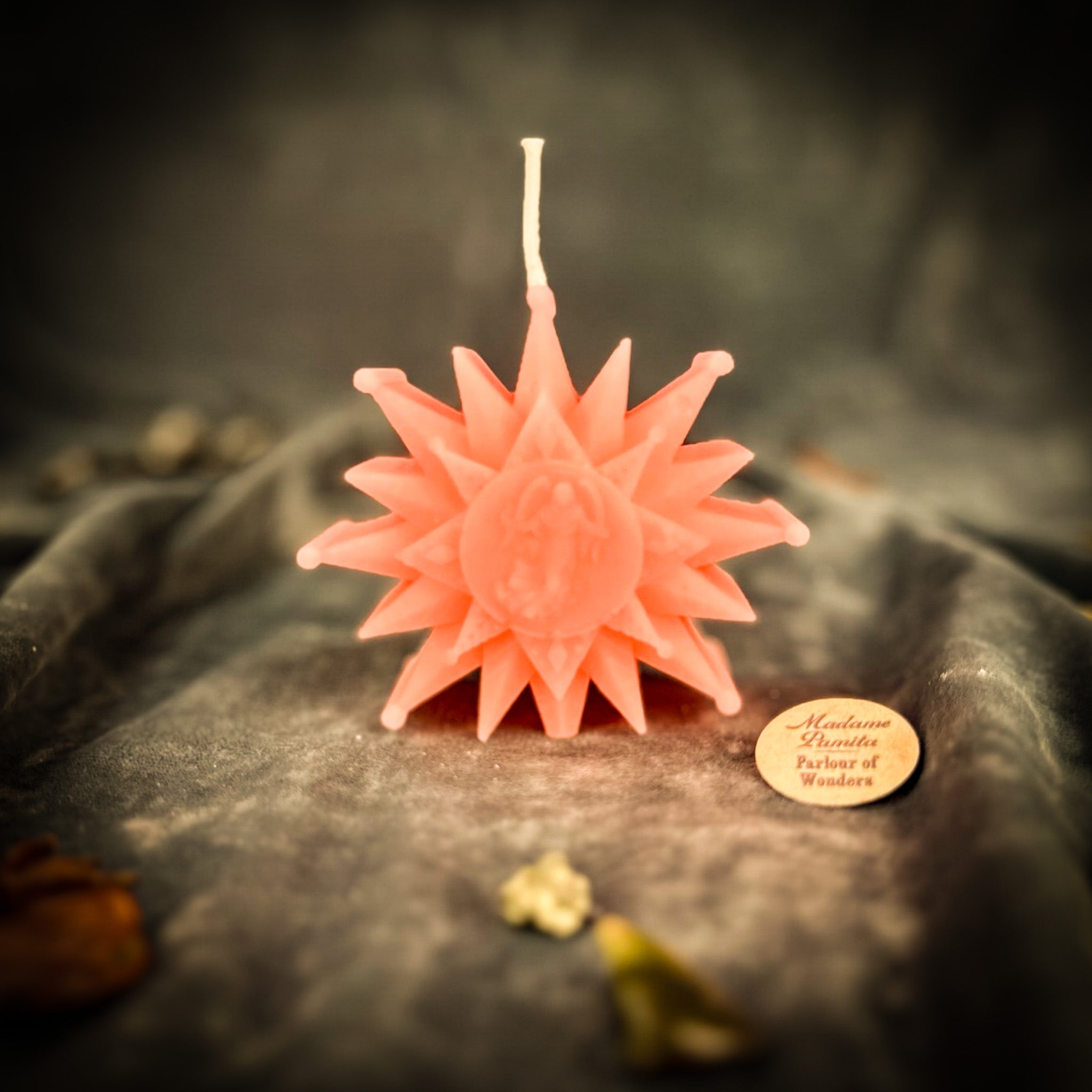Beeswax Slavic Zirka Winter Star Spell Candle