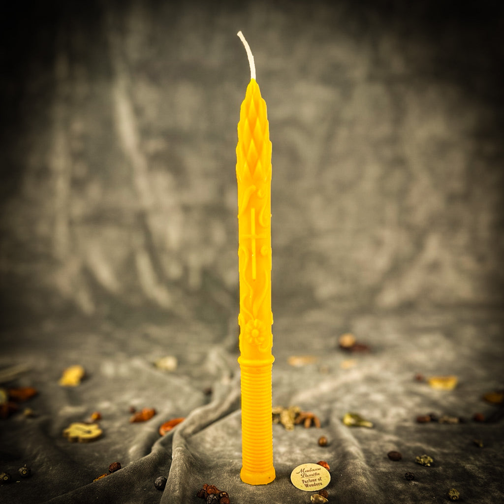 Stritensʹka Aspargus Candlemas Candle - Ukrainian Renewal & Protection