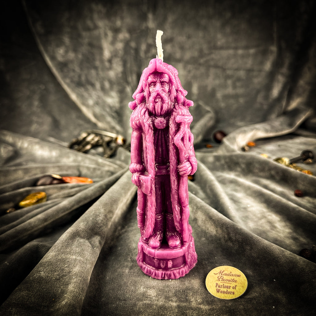 Beeswax Tur God Spell Candle | Empowerment, Strength & Stability